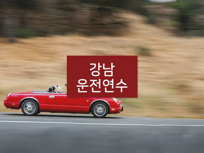 강남운전연수 후기