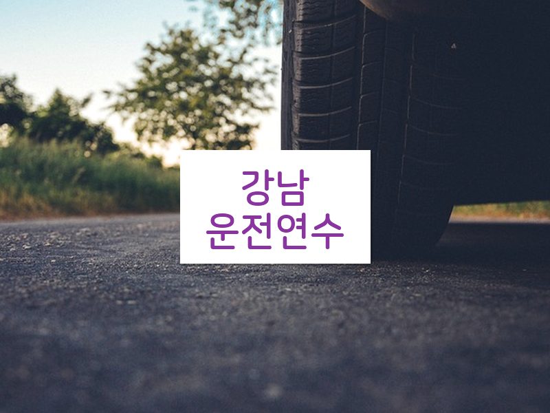 강남운전연수 후기