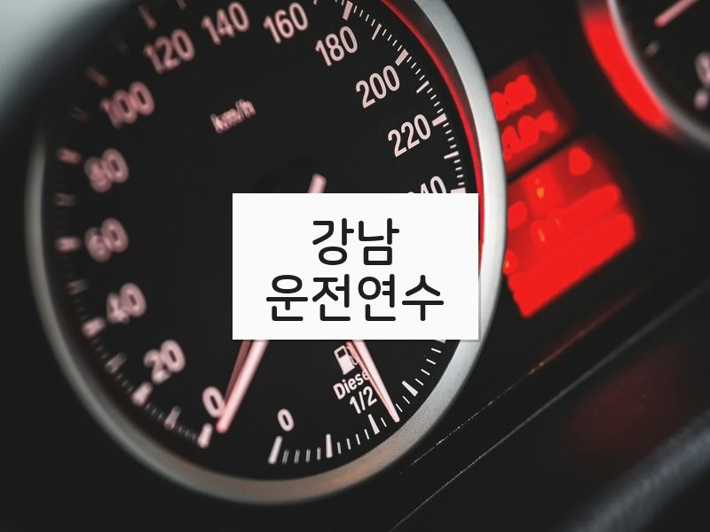 강남운전연수 후기