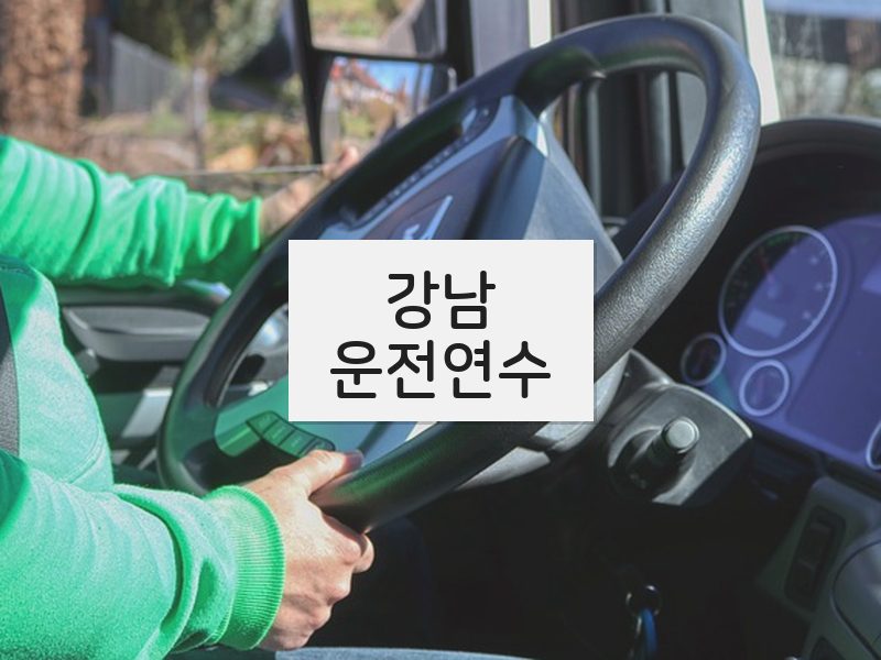 강남운전연수 후기