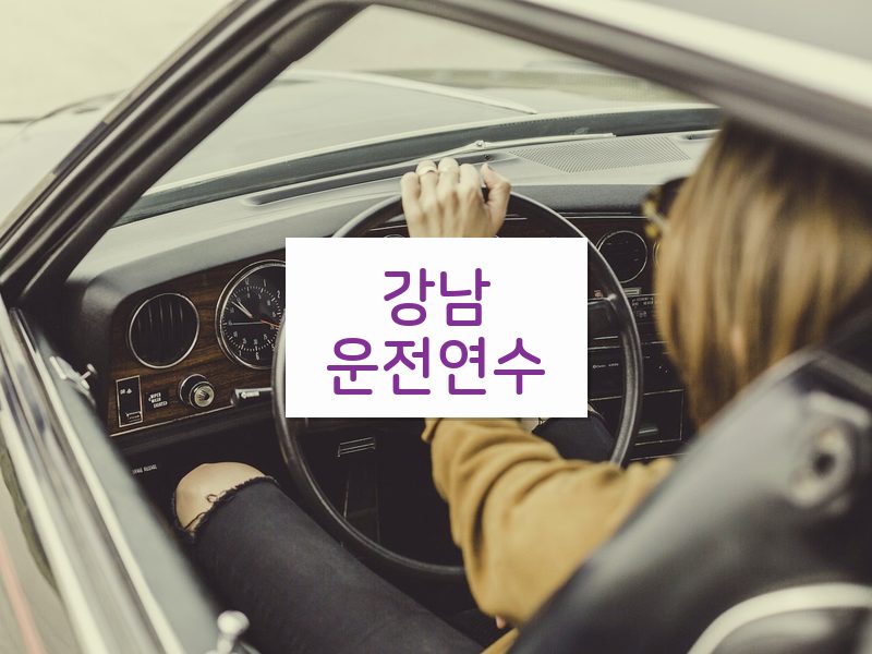 강남운전연수 후기
