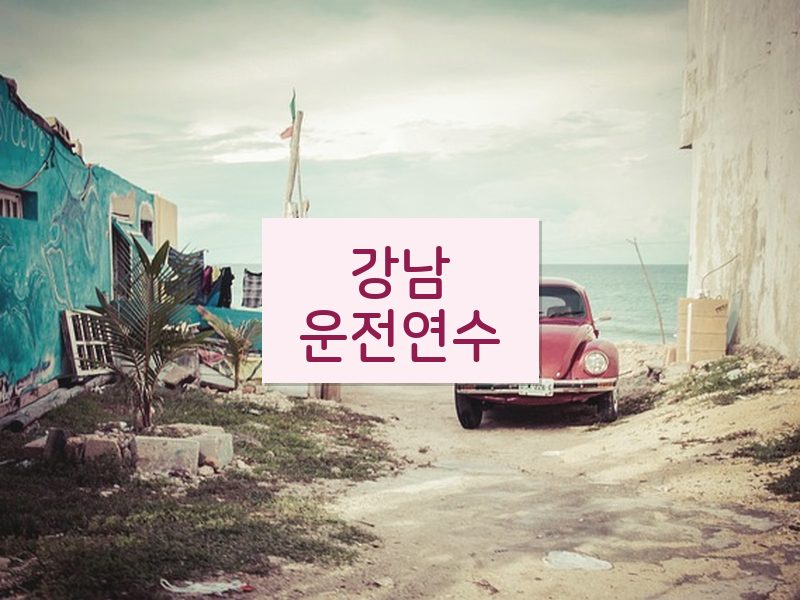 강남운전연수 후기