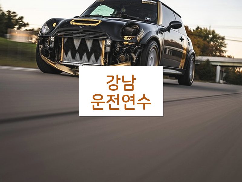 강남운전연수 후기