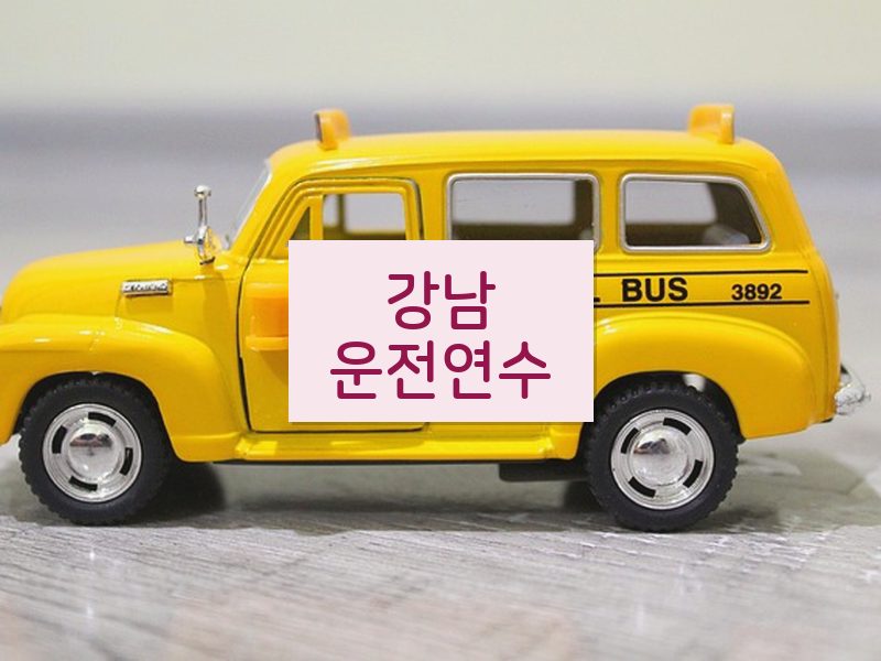 강남운전연수 후기