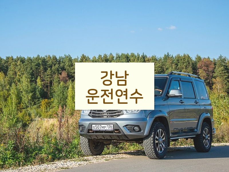 강남운전연수 후기