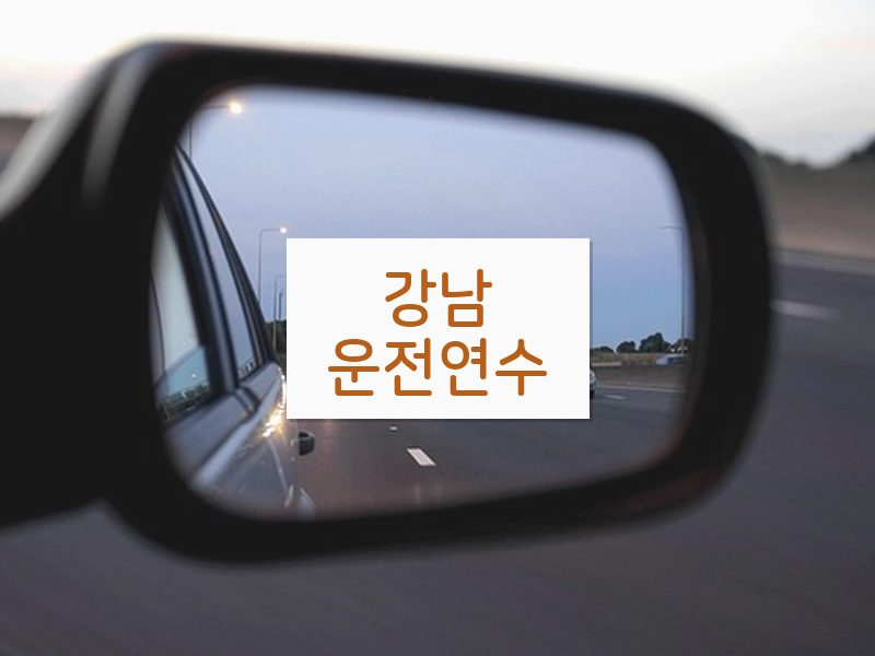 강남운전연수 후기