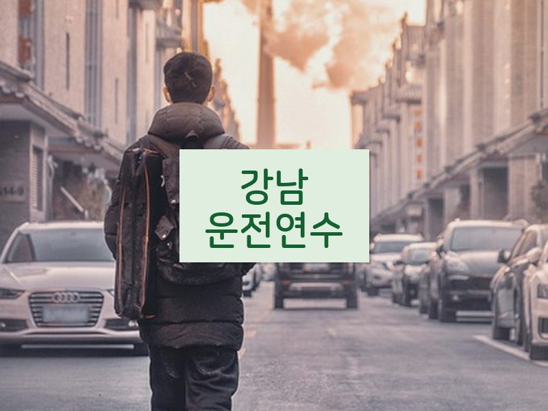 강남운전연수 후기