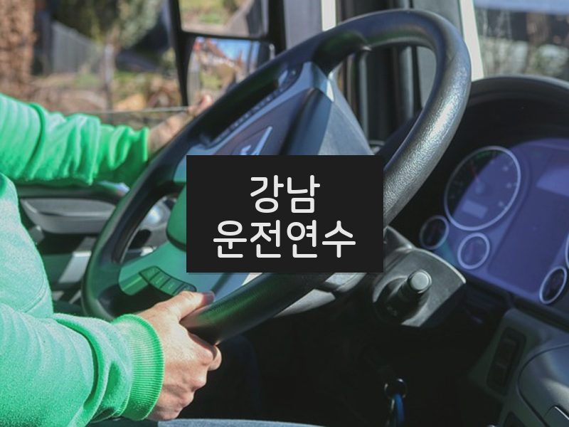 강남운전연수 후기