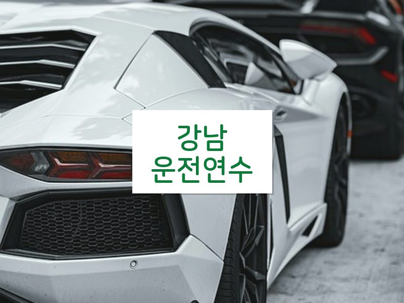 강남운전연수 후기