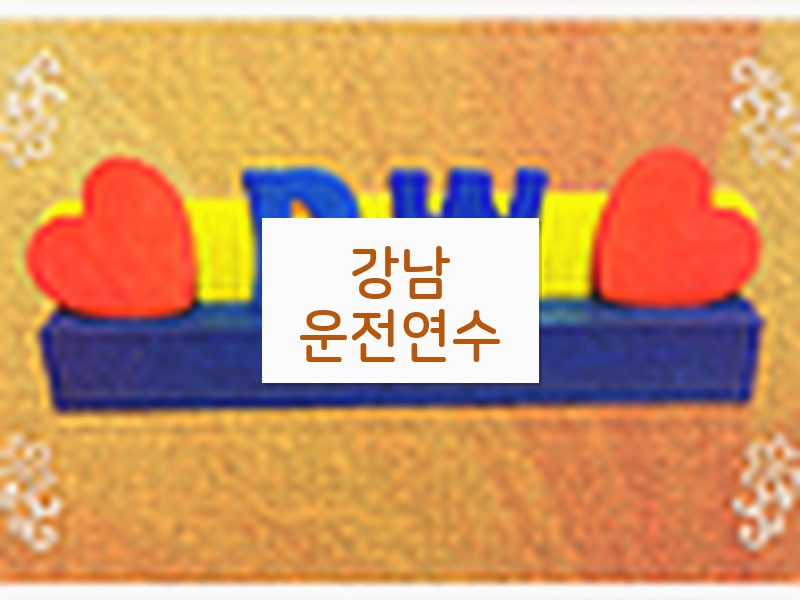 강남운전연수 후기