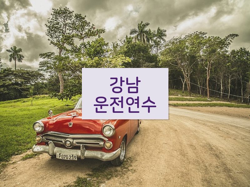 강남운전연수 후기