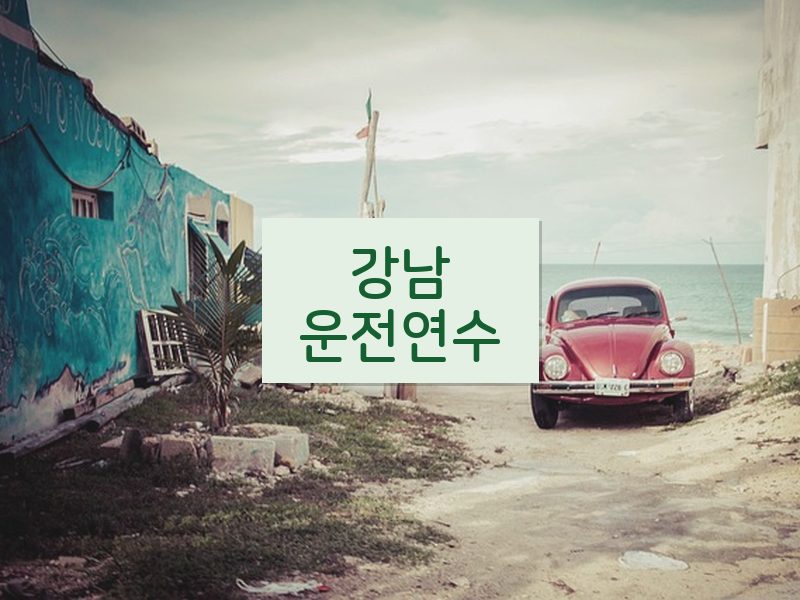 강남운전연수 후기