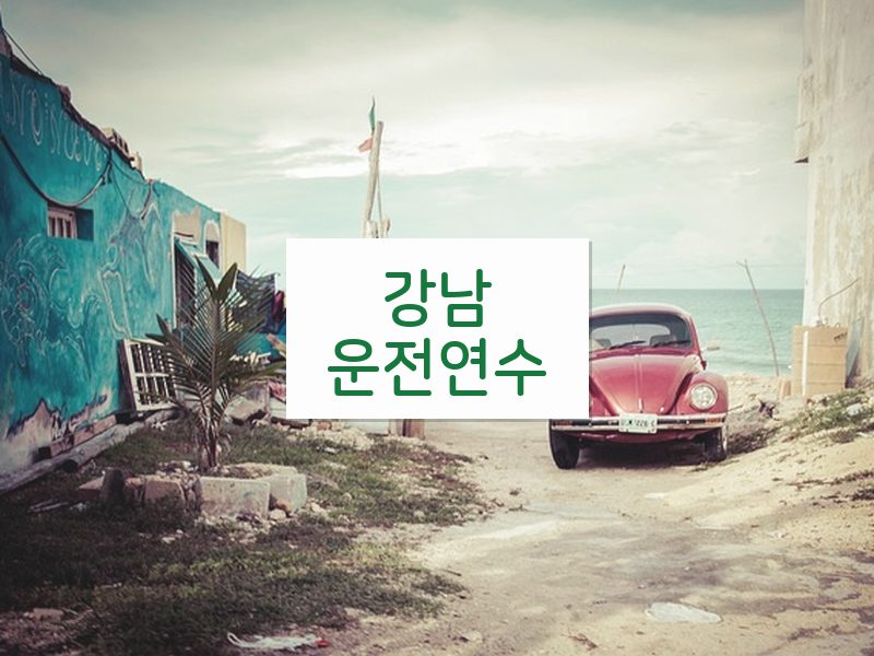 강남운전연수 후기