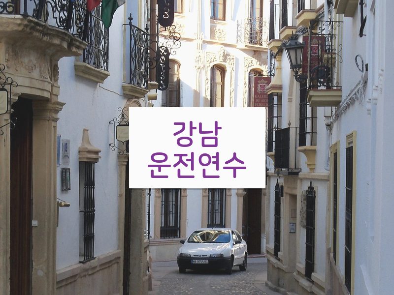 강남운전연수 후기