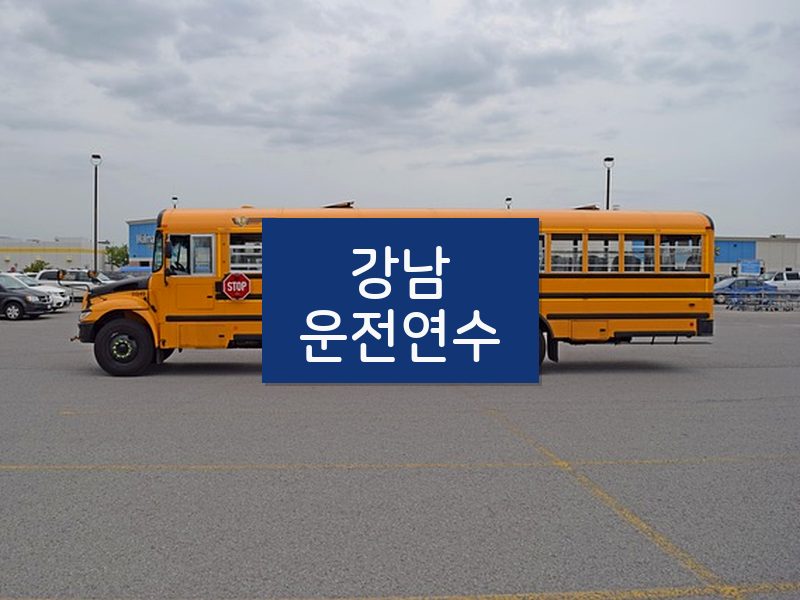 강남운전연수 후기