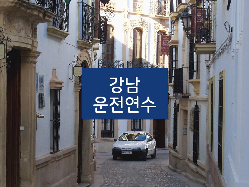 강남운전연수 후기