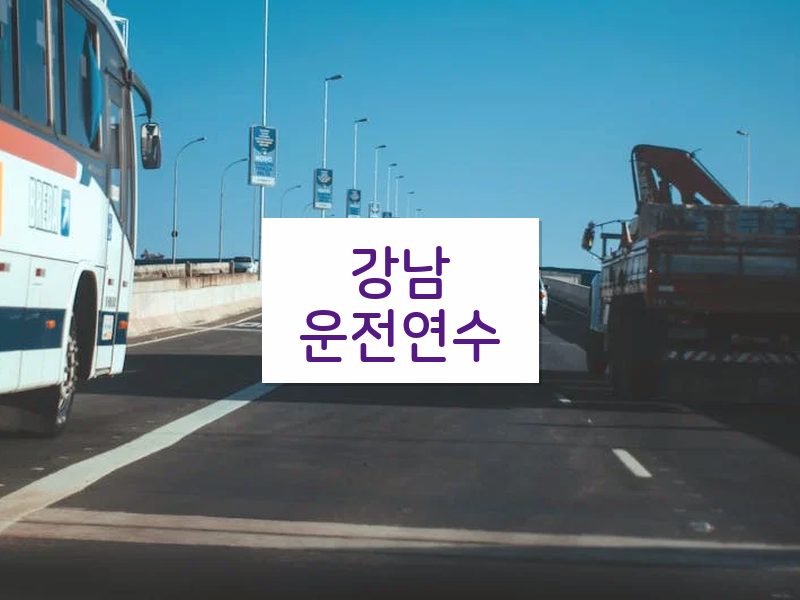 강남운전연수 후기