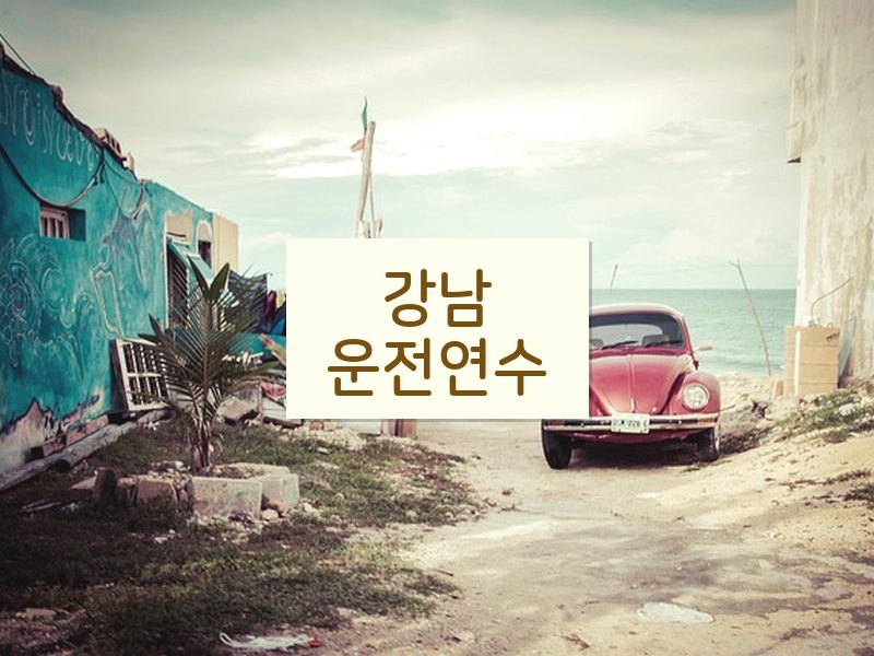 강남운전연수 후기