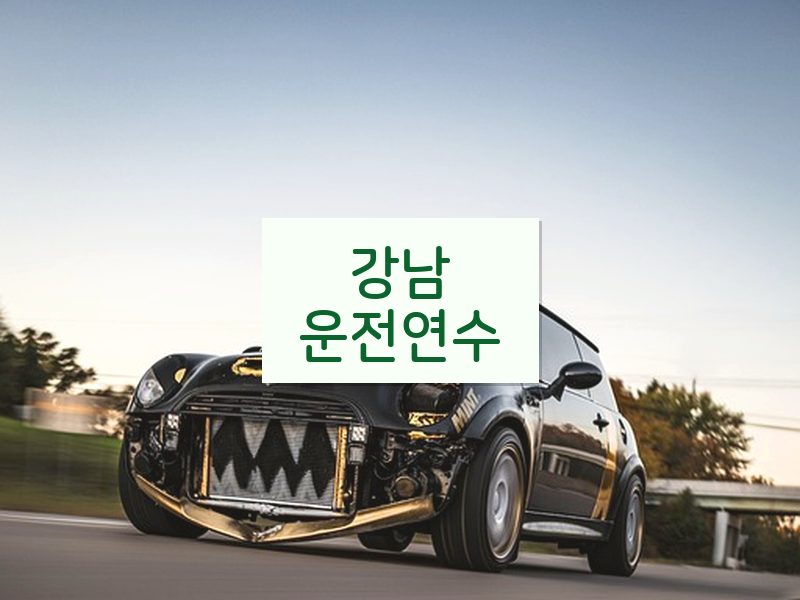 강남운전연수 후기