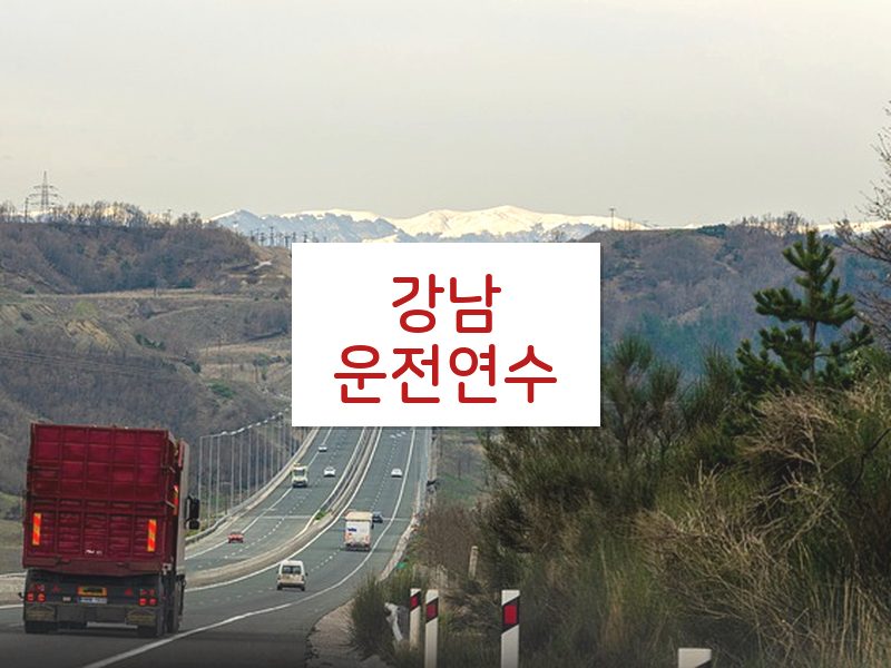 강남운전연수 후기