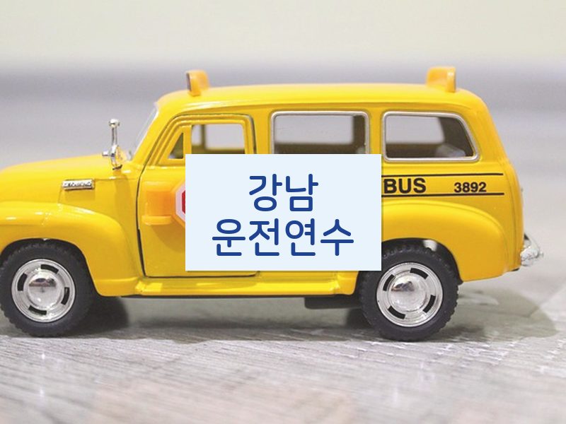 강남운전연수 후기